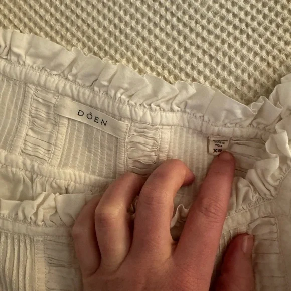 Doen Cream Puff Sleeve Blouse - Picture 2 of 4